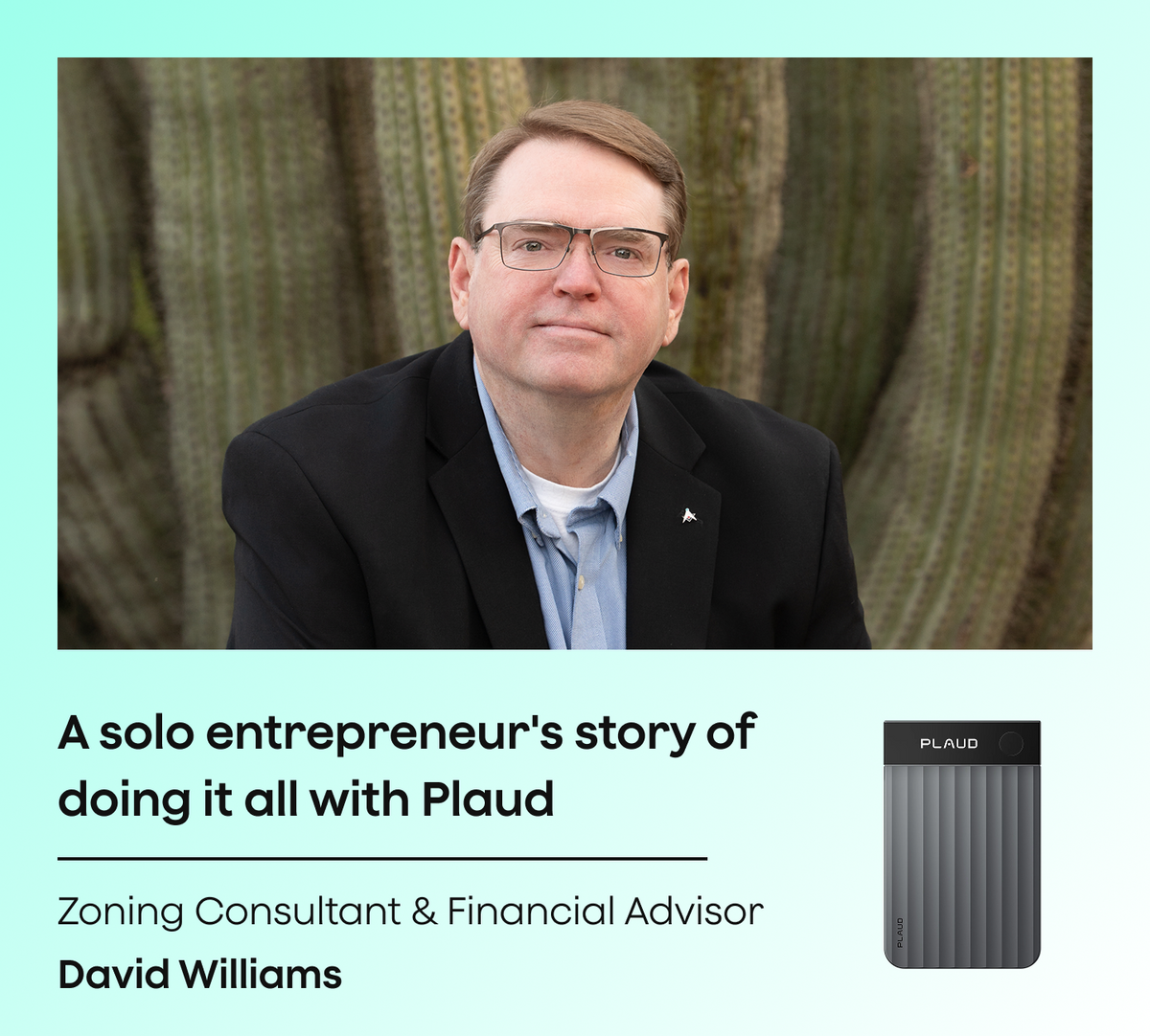 "This is my AI assistant": A solo entrepreneur's story of doing it all with Plaud