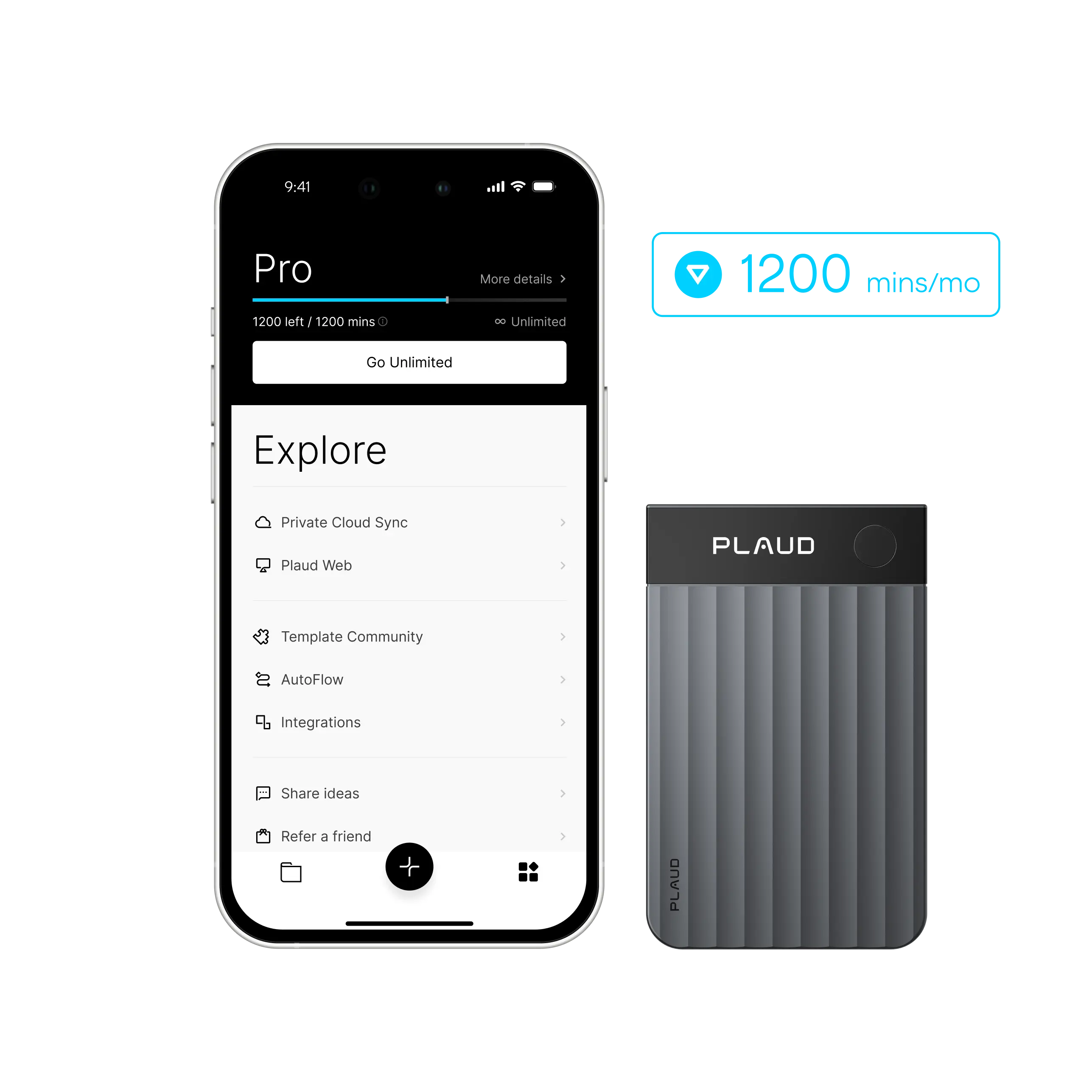 Plaud Note Pro & AI Annual Pro Plan