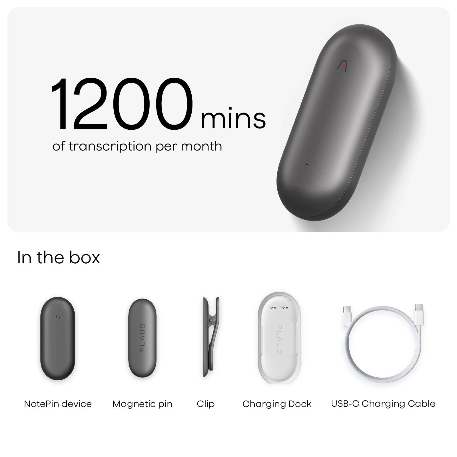 Plan Pro Anual de Plaud NotePin y AI