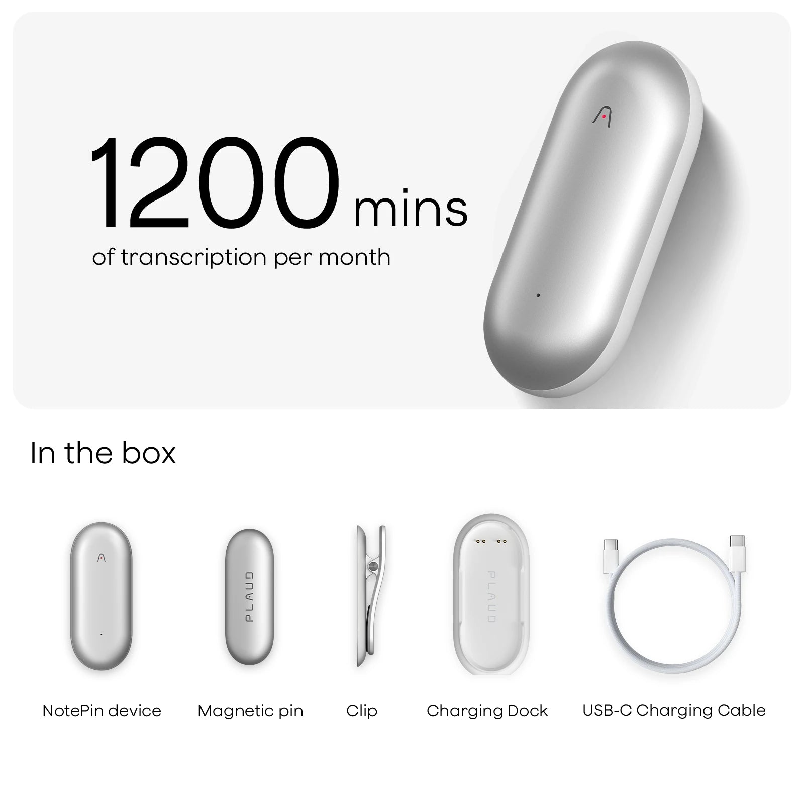 Plan Pro Anual de Plaud NotePin y AI