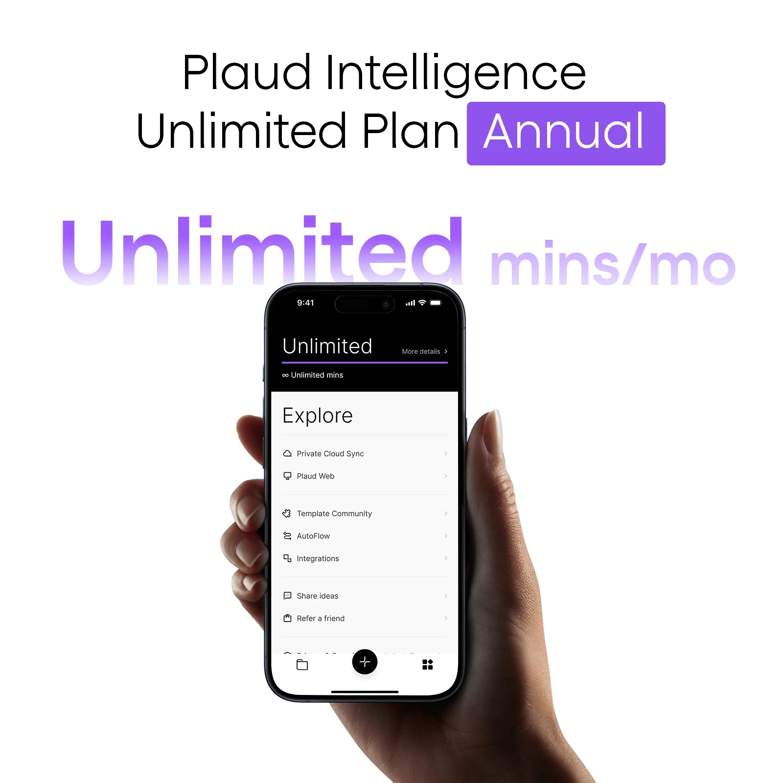 Plaud Intelligence Unlimited Plan - Annual