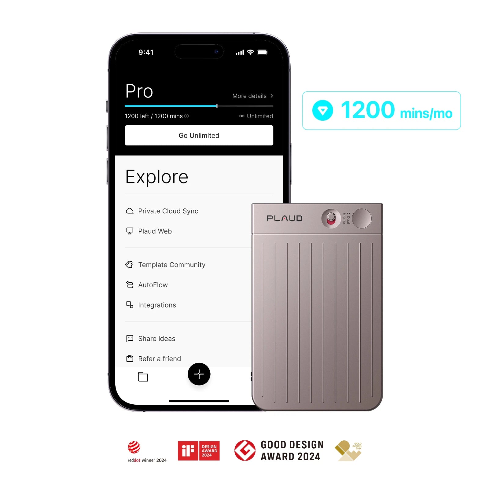 Plaud Note & AI Annual Pro Plan