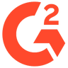 Orange G2 logo representing software reviews and ratings.