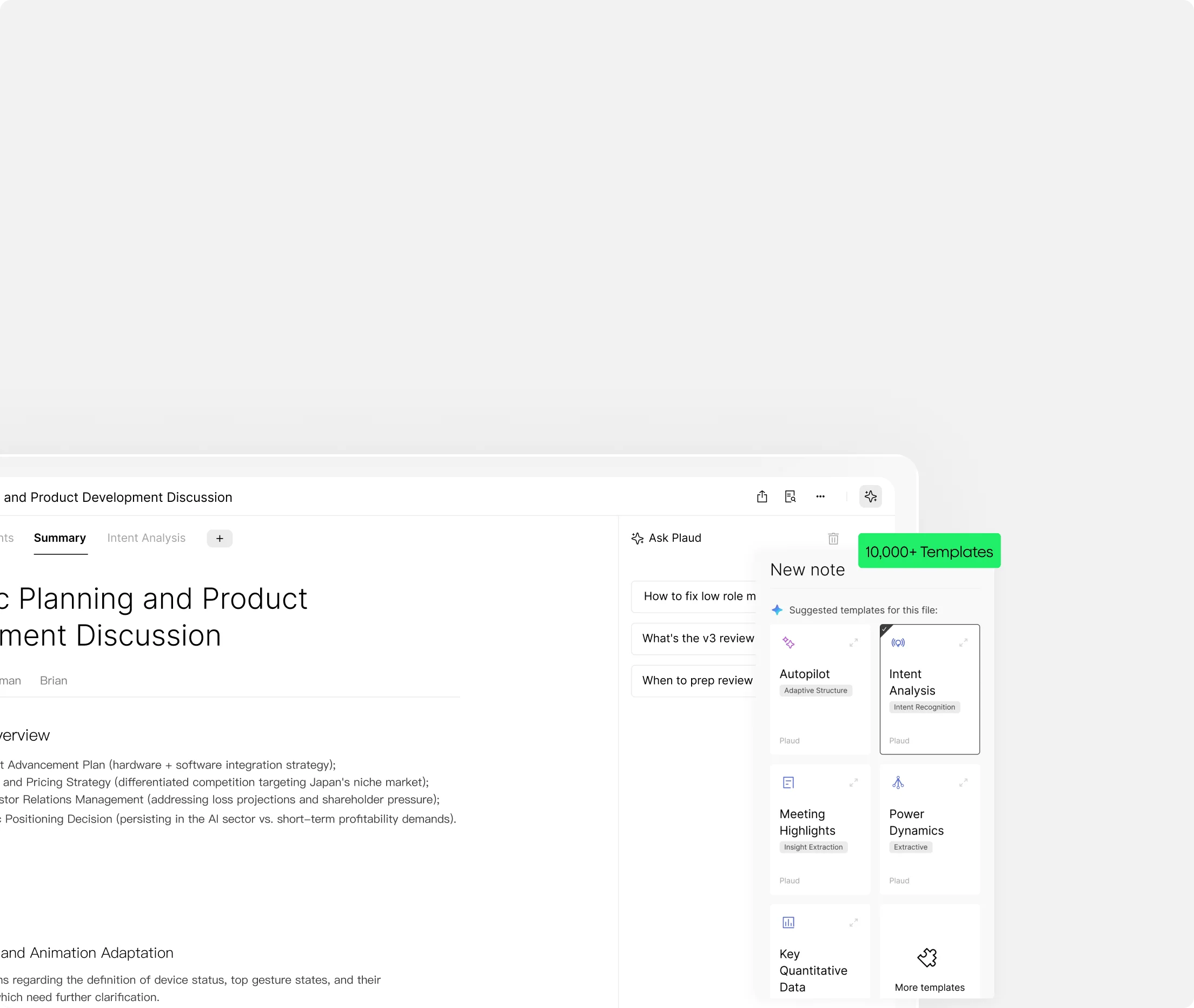 Professional Summaries