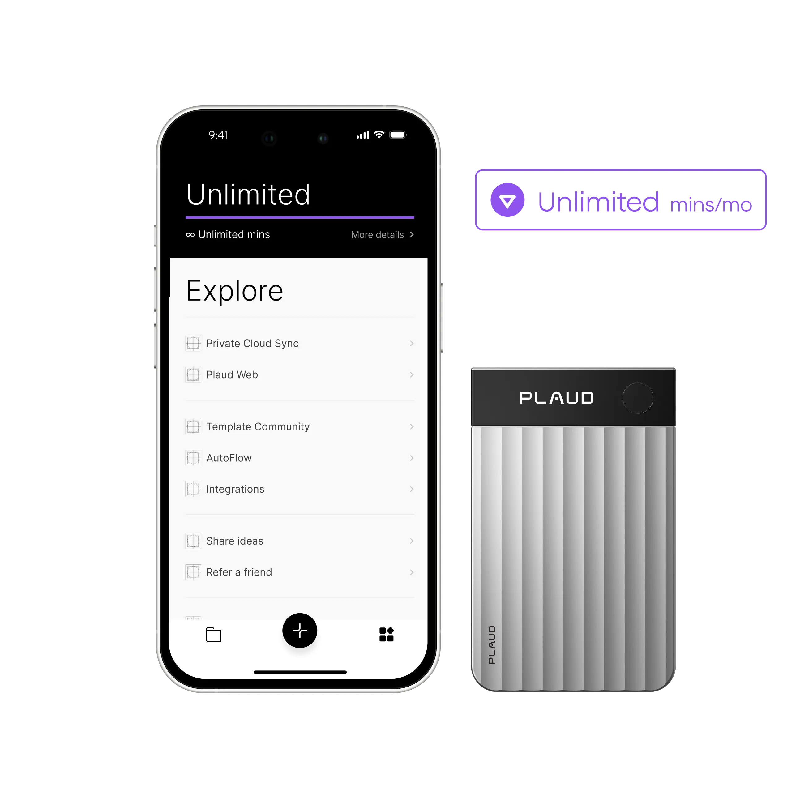 Plaud Note Pro & AI Annual Unlimited Plan