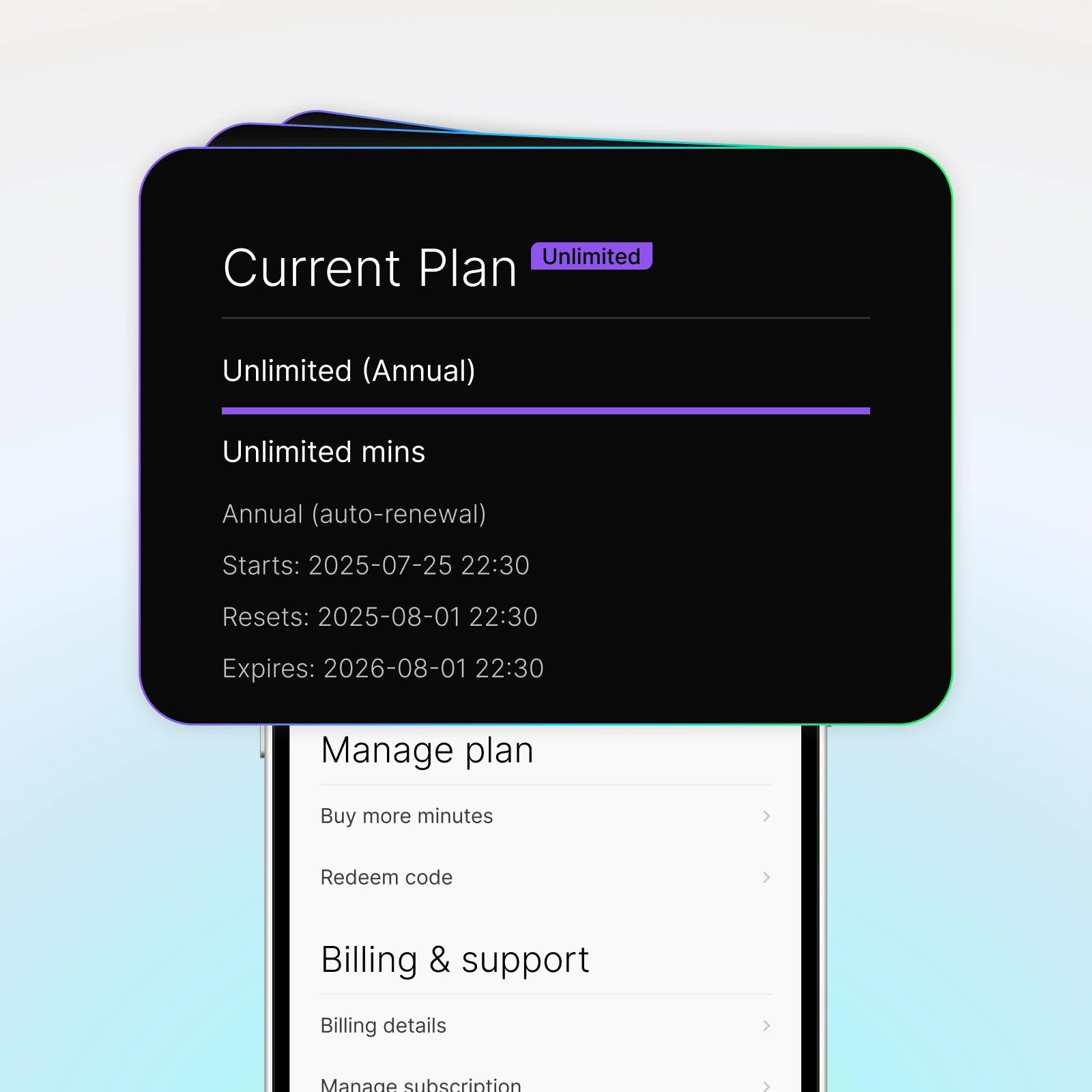 Plaud AI Annual Unlimited Plan