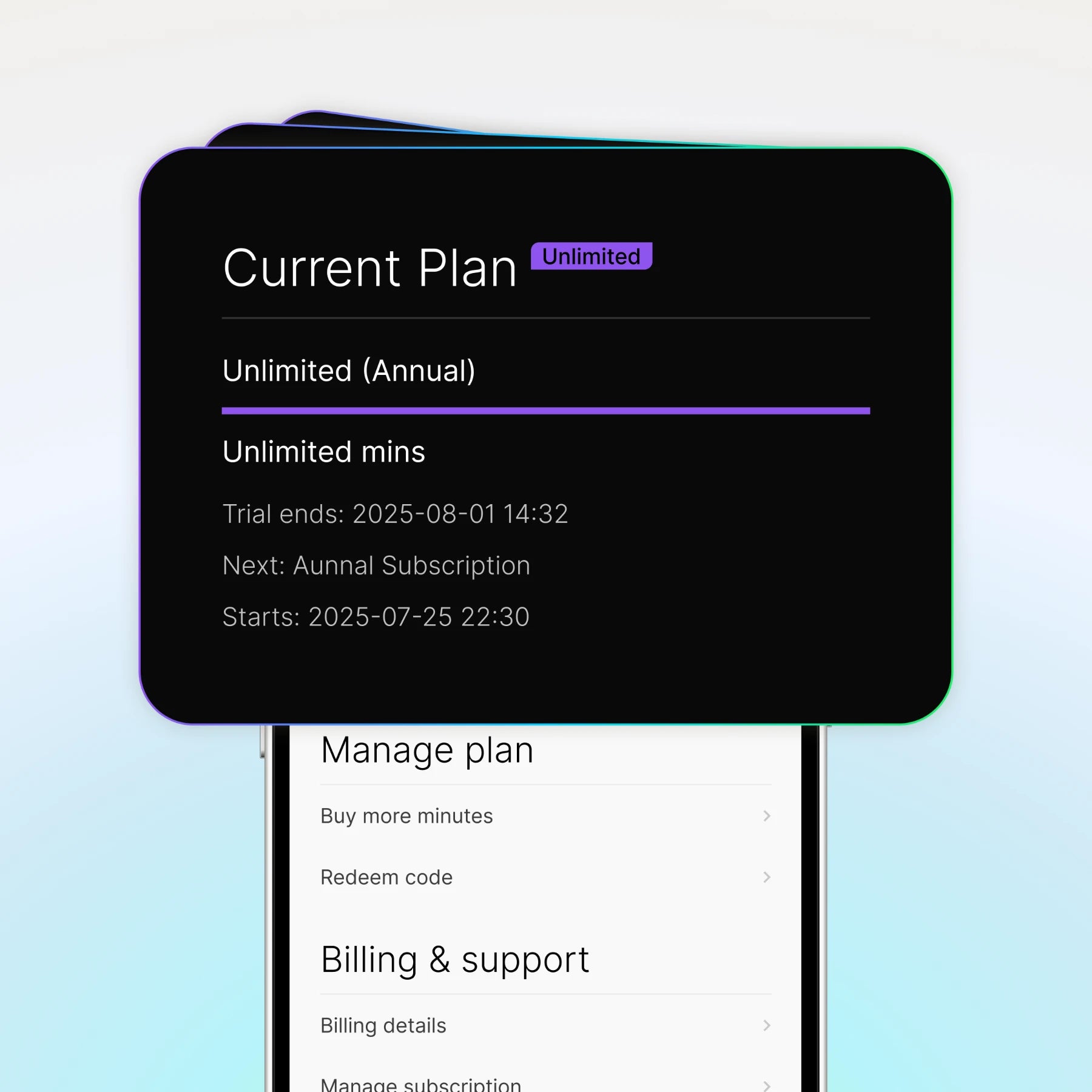 Plaud AI Annual Unlimited Plan