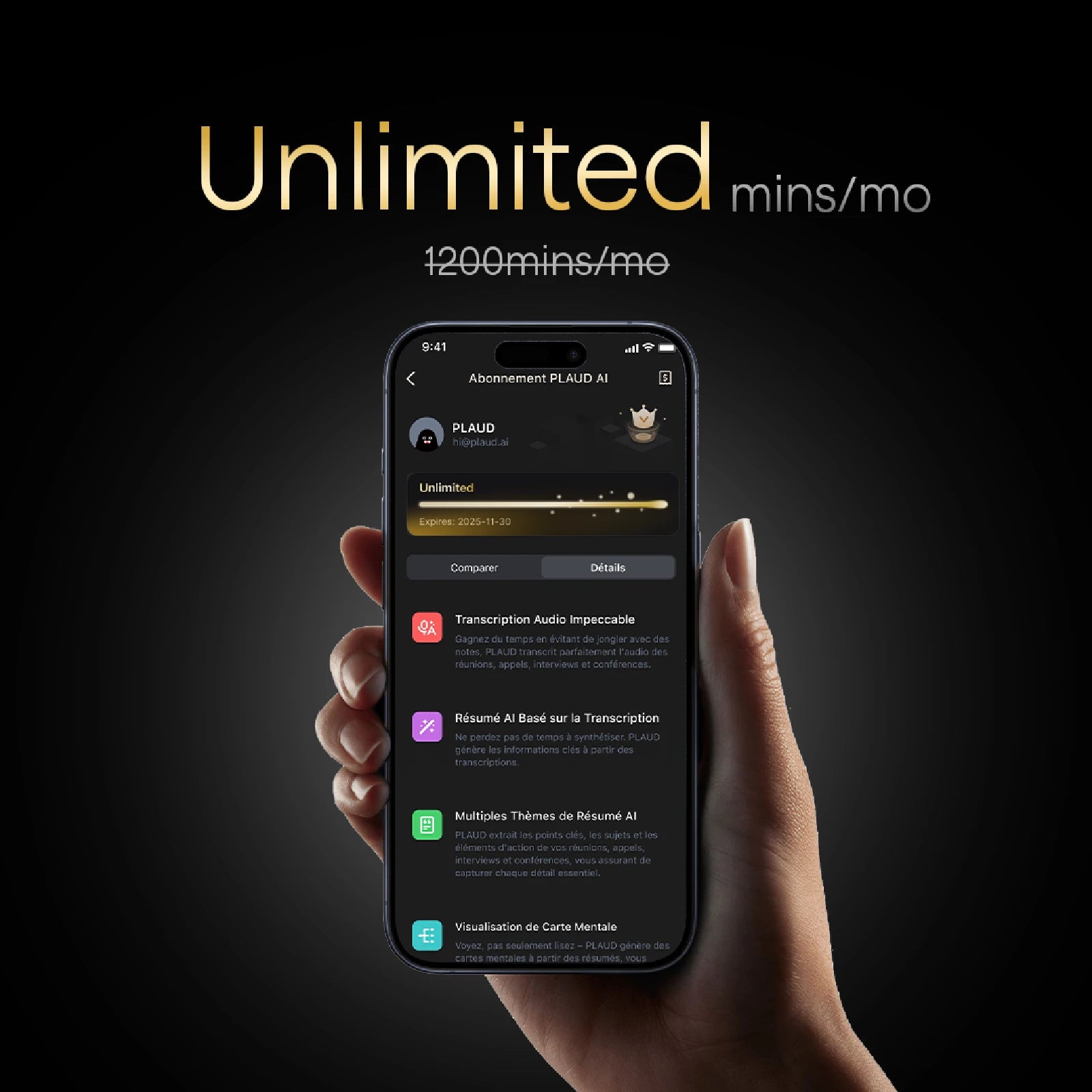 Plaud Note & AI Annual Unlimited Plan