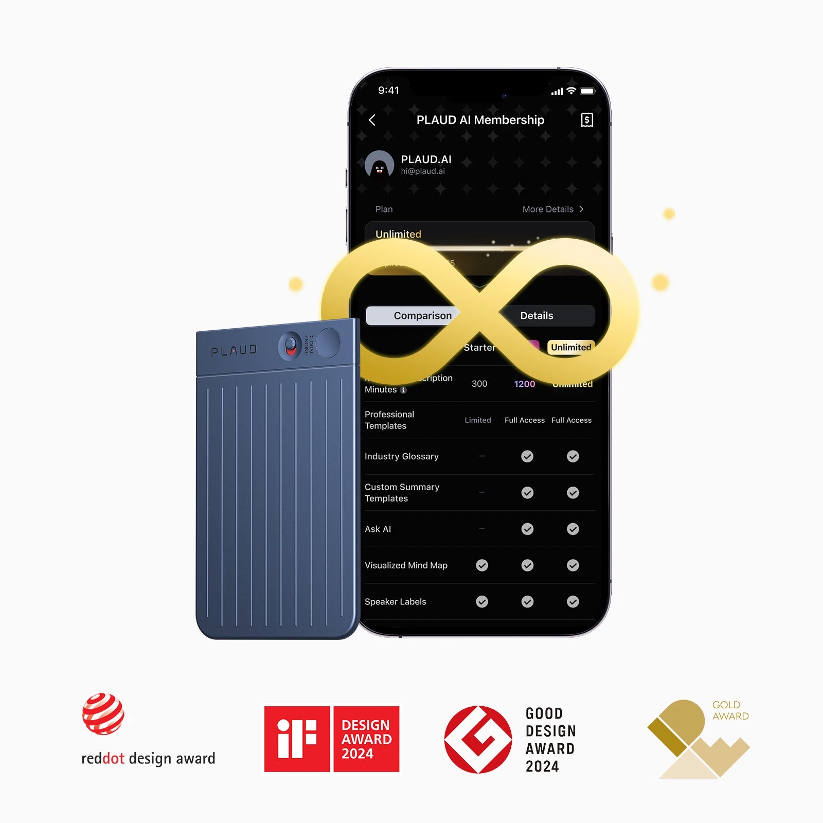 Plaud Note & AI Annual Unlimited Plan