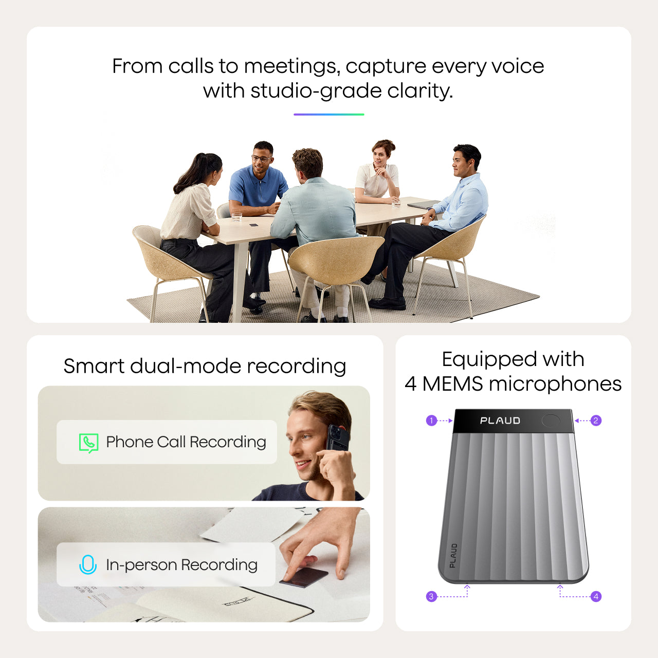 Plaud Note Pro The world's most advanced AI note taker